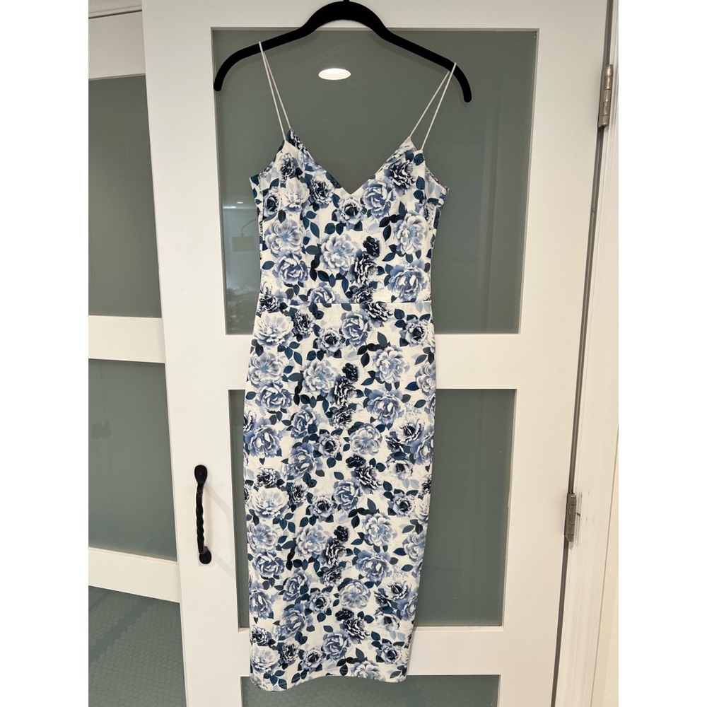 ASOS Blue / White Floral Dress - size 4